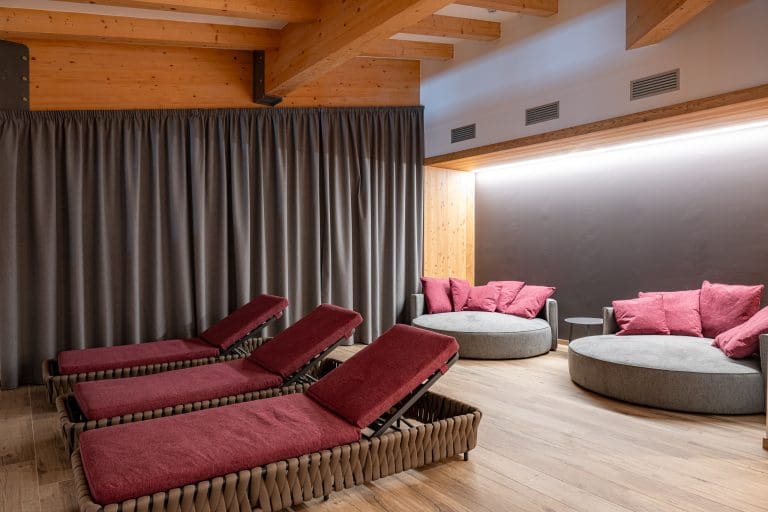 Relaxation Area with Herbal Tea Corner